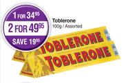 Toblerone Assorted-For 2 x 100g