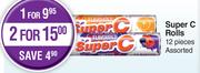 Super C Rolls Assorted-For 1 x 12 Pieces