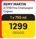 Remy Martin 1738 Fine Champagne Cognac-750ml