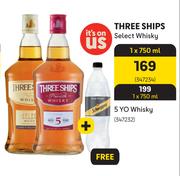 Three Ships Select 5 Yo Whisky-750ml