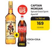 Captain Morgan Spiced Gold Spirit Aperitif-750ml