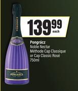 Pongracz Noble Nectar Methode Cap Classique Or Cap Classic Rose-750ml Each