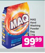 Maq Hand Washing Powder Bag-3kg Each