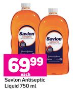 Savlon Antiseptic Liquid-750ml Each 