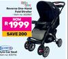 Little One Reverse One Hand Fold Stroller 602867