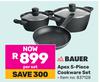 Bauer Apex 5 Piece Cookware Set 837128-Per Set