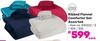 Always Home Ribbed Flannel Comforter Set Assorted 830222/3/304/305