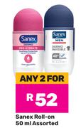 Sanex Roll On Assorted-For Any 2 x 50ml