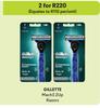 Gillette Mach 3 2 Up Razors-For 2