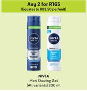 Nivea Men Shaving Gel (All Variants)-For Any 2 x 200ml