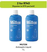 Milton Antiseptic Liquid-For 2 x 1L