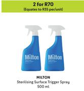 Milton Sterilising Surface Trigger Spray-For 2 x 500ml