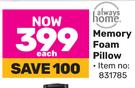 Always Home Memory Foam Pillow-Each