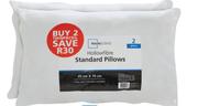 Mainstays 2-Pack Hollowfibre Pillows-Each