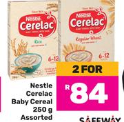 Nestle Cerelac Baby Cereal Assorted-For 2 x 250g