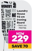Laundry House 92cm Ironing Board-Each