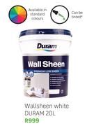Duram Wallsheen White-20Ltr