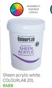 COLOURLAB Sheen Acrylic White-20L