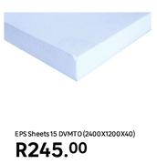 EPS Sheets 15 DVMTO 2400 x 1200 x 40