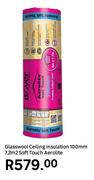 Aerolite Soft Touch 7.2 SqmGlass Wool Ceiling Insulation 100mm