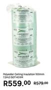 Isotherm 7.2Sqm Polyester Ceiling Insulation 100mm