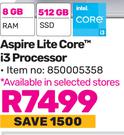 Acer 14"(35cm)  Aspire Lite Core i3 Processor