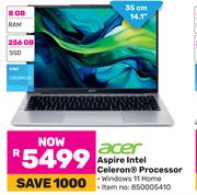 Acer 14.1"(35cm) Aspire Intel Celeron Processor 