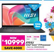 MSI 14"(35cm) Intel Core i7 Processor