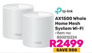 TP-Link AX1500 Whole Home Mesh System Wi-Fi