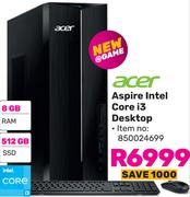 Acer Aspire Intel Core i3 Desktop