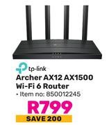 TP-Link Archer AX12 AX1500 Wi-Fi 6 Router