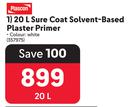 Plascon 20L Sure Coat Solvent Based Plaster Primer