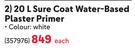 Plascon 20L Sure Coat Water Based Plaster Primer