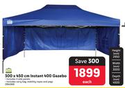 Campmaster 300 x 450cm Instant 400 Gazebo