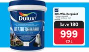 Dulux 20L Weatherguard