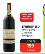 Springfield Whole Berry Cabernet Sauvignon-750ml