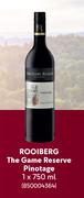 Rooiberg The Game Reserve Pinotage-750ml Each