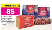 Cape Cookies Mini Double Or Romeo Delights & Joko Tagless Teabags-200's Both For