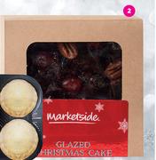 Marketside Glazed Christmas Cake-500g Per Pack