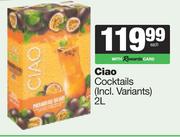 Ciao Cocktails (Incl Variants)-2Ltr