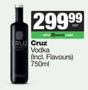 Cruz Vodka (Incl Flavours)-750ml