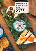 Fairview Brie Or Camembert-125g Each