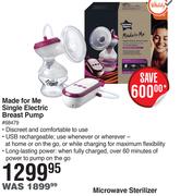 Tommee Tippee Made For Me Single Electric Breast Pump