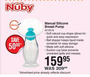 Nuby Manual Silicone Breast Pump