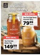 You First Raw Honey-1Kg Each
