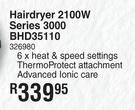 Philips Hairdryer 2100W Series 3000 BHD35110