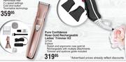 Wahl Pure Confidence Rose Gold Rechargeable Ladies' Trimmer 9 Piece Kit