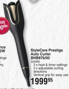 Philips Style Care Prestige Auto Curler BHB876/00