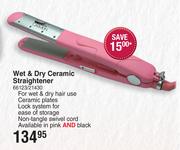 Carmen Wet & Dry Ceramic Straightener