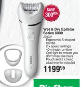 Philips Wet & Dry Epilator Series 8000
